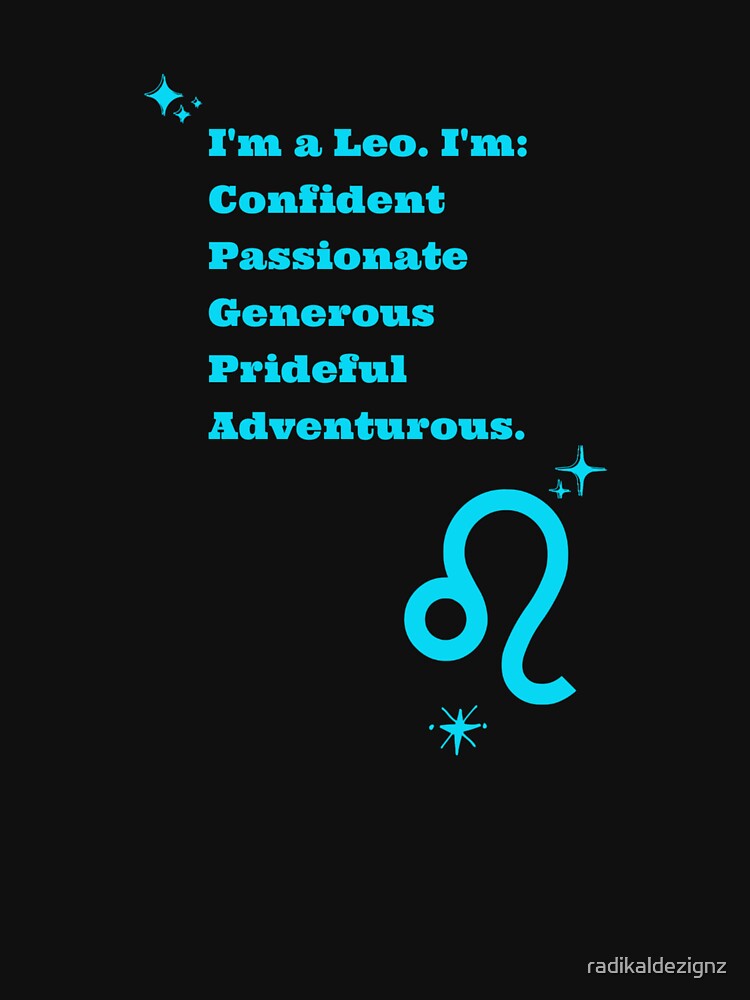 Leo Traits by radikaldezignz