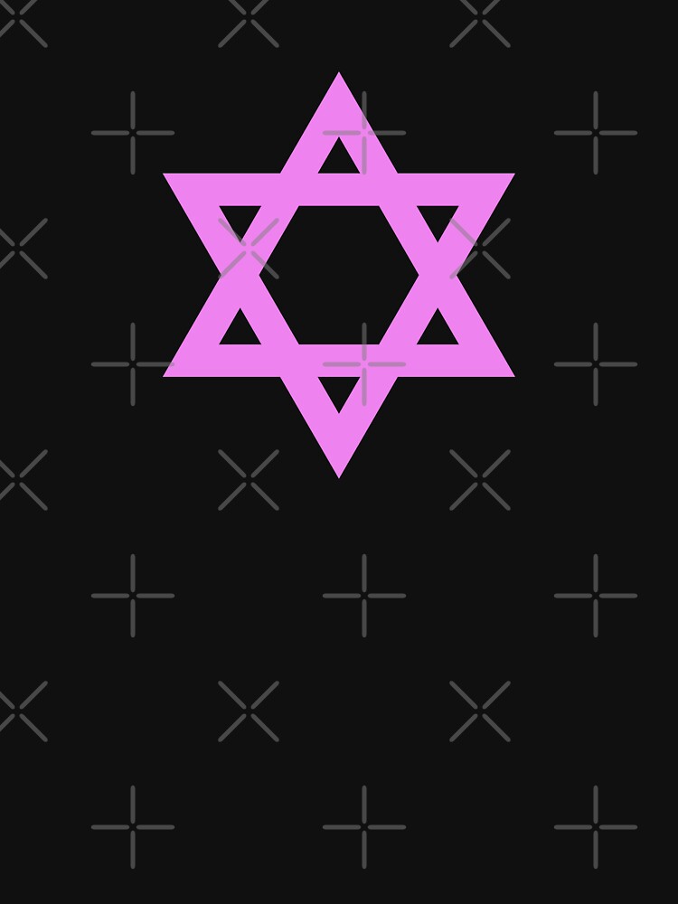 Violet Star of David Jewish Symbol by pattern-archive