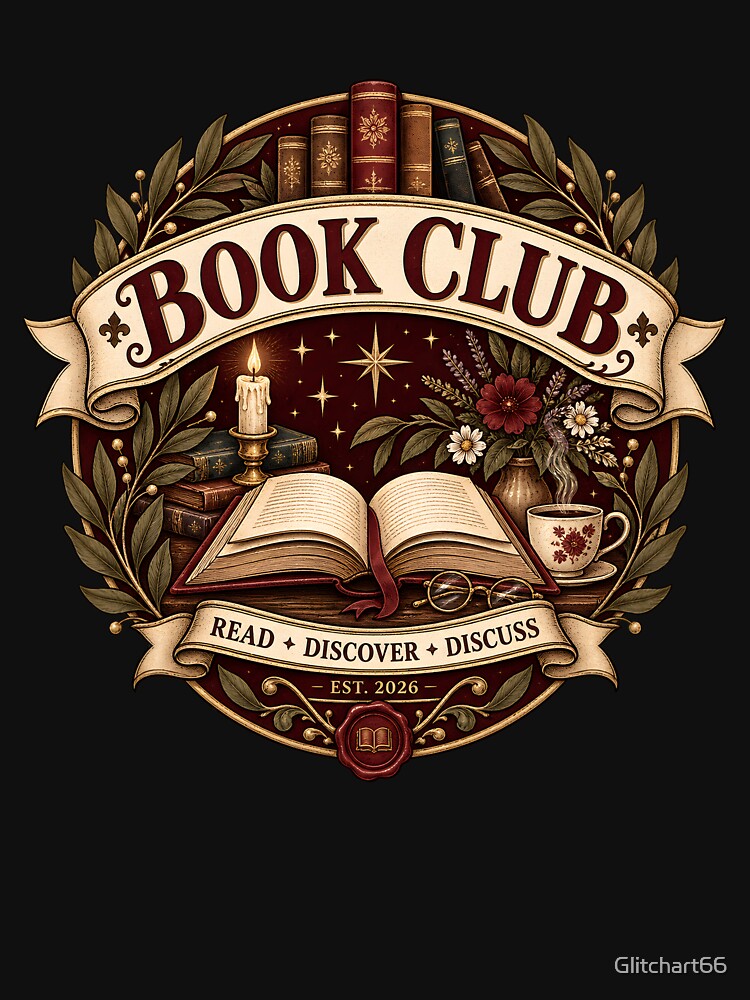 Vintage Book Club Literary Society Book Lover by Glitchart66