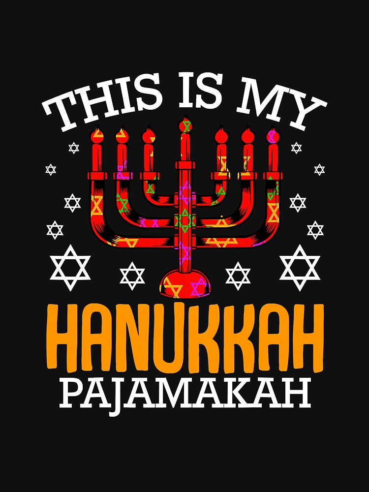 Funny This Is My Hanukkah Pajamakah by SkyCloudBlue