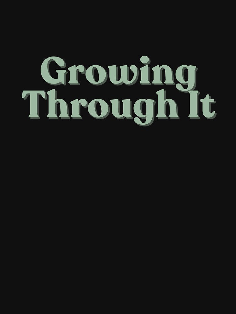 Growing Through It – Vintage Healing Typography by VinciLab