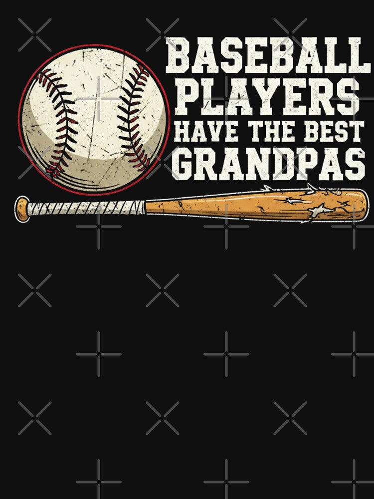 Baseball Players Have The Best Grandpas Funny Vintage by CF_VintageDesign