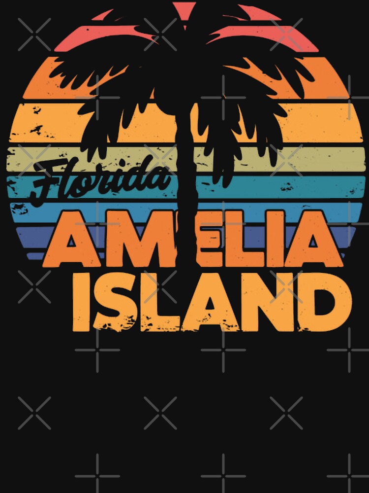 Amelia Island Florida Retro Sunset by RumiZoJin