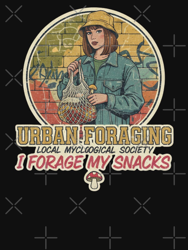 Urban Foraging - I Forage My Snacks Local Mycological Society by BlissHalo