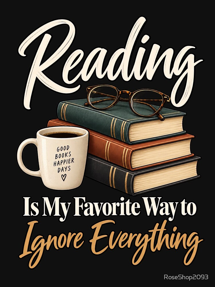 Book T-shirt Design by RoseShop2093