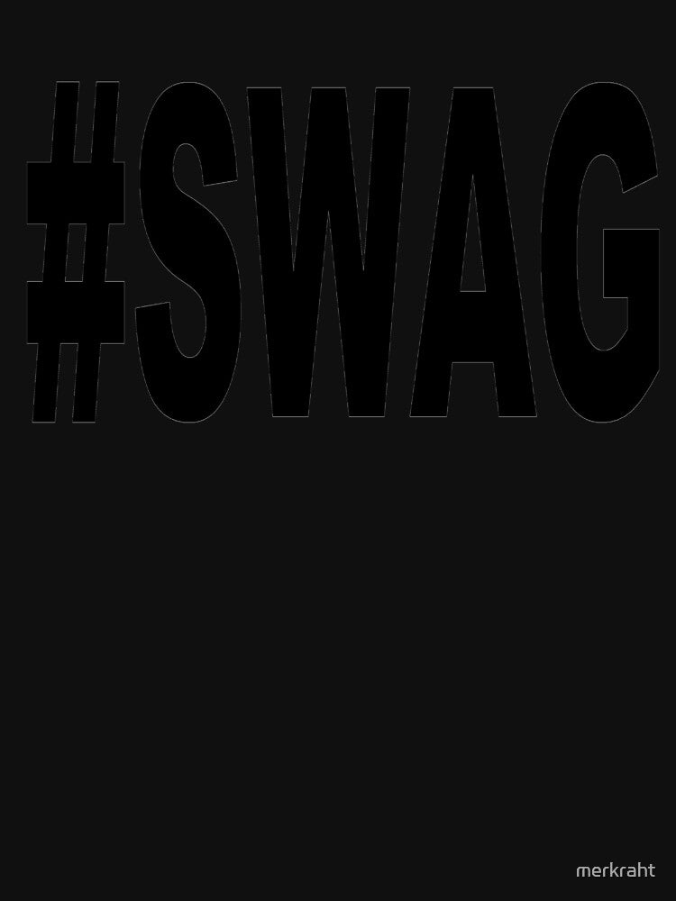 Hashtag Swag Black by merkraht