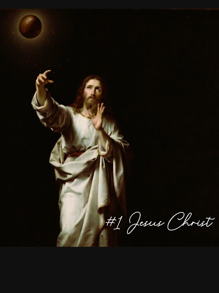 #1 Jesus Christ Playing Football by ThePublicPrints
