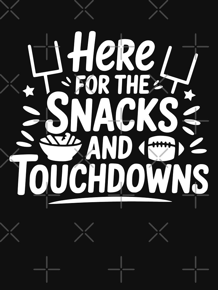 Here For The Snacks And Touchdowns by theartfulaspie