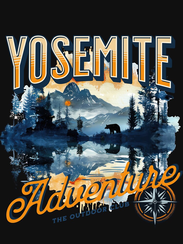 Yosemite National State Park Classic T-shirt Sticker by ThinkNature!