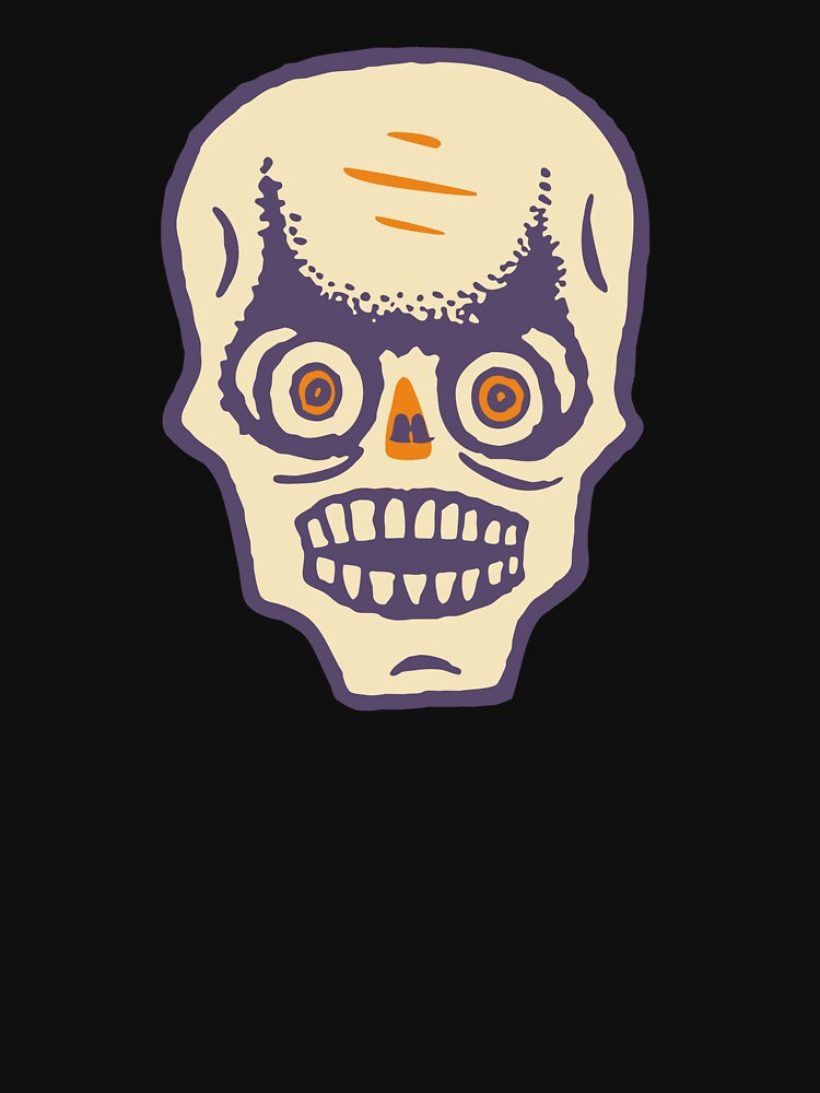 Retro Style Halloween Skull by Scott Banks