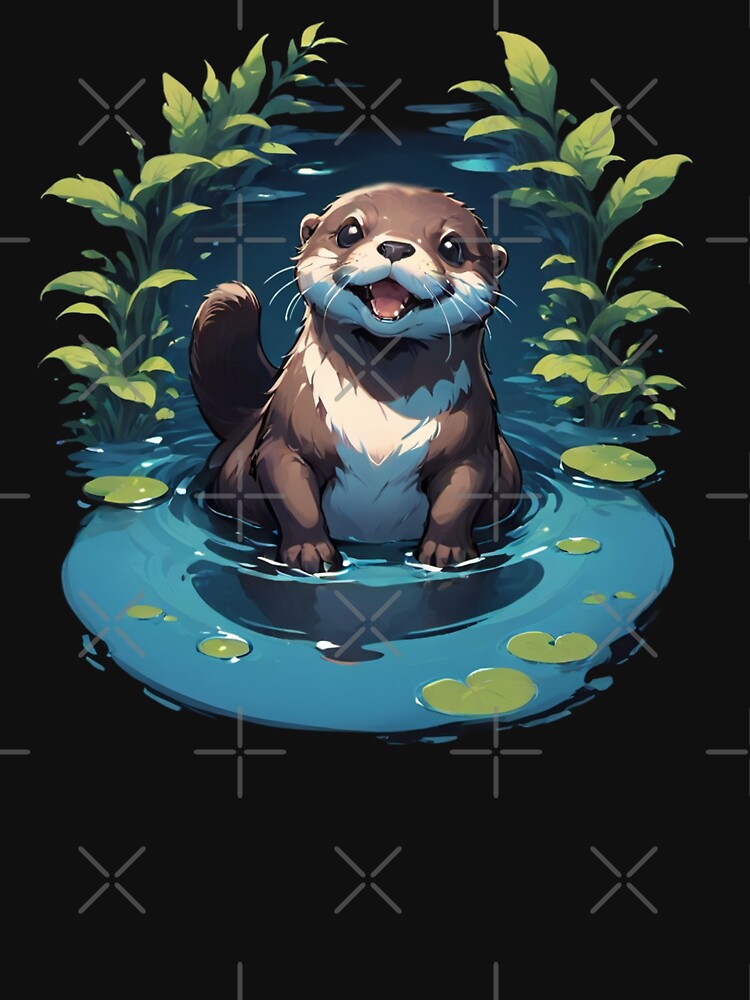 a cute animated otter by Gilby-Designs