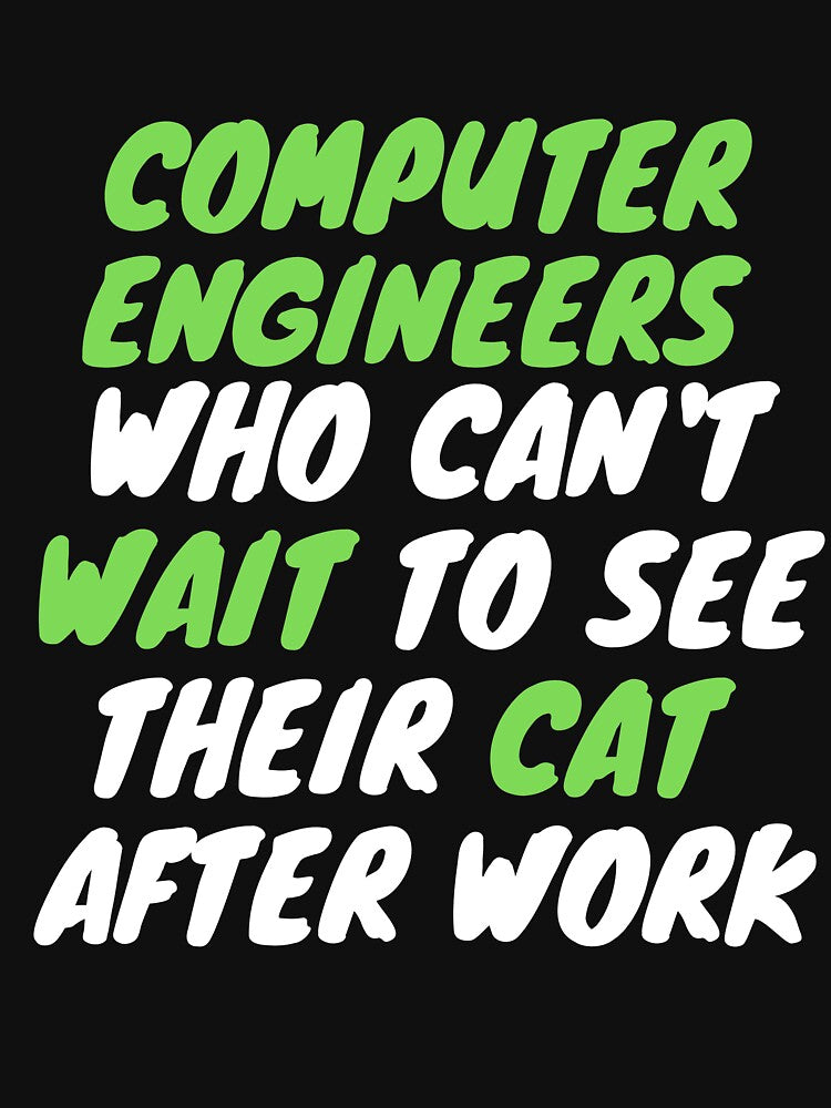 computer engineer cat after work by SnowballStep