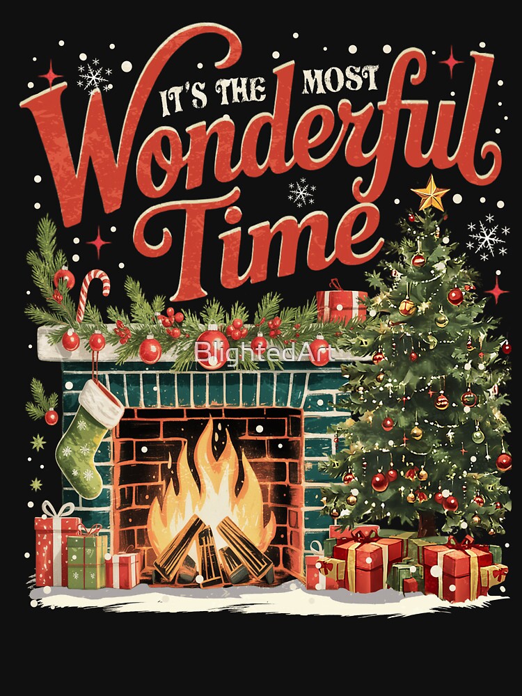Christmas Time, It's The Most Wonderful Time, Christmas, Vintage Christmas by BlightedArt