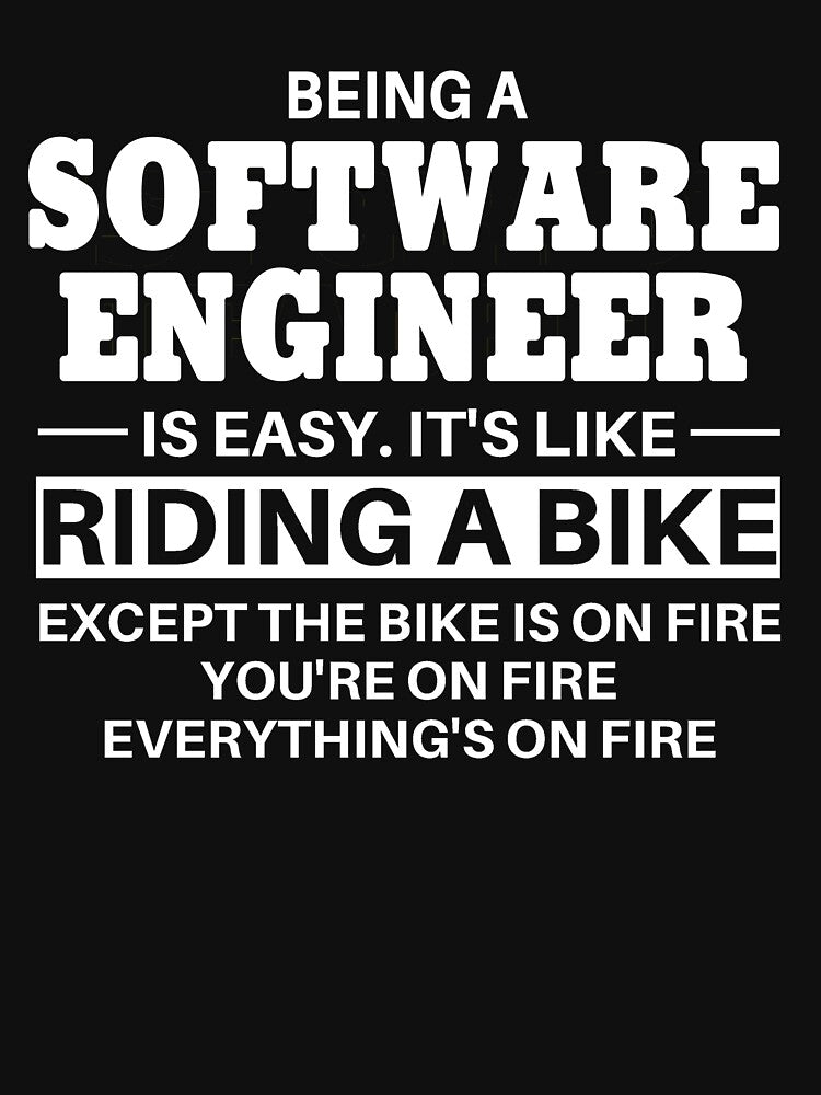Software Engineer Riding A Bike by clickmostro