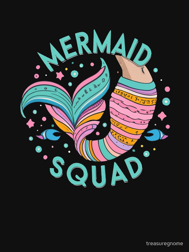 Mermaid Squad Mermaid Matching Birthday Party by treasuregnome