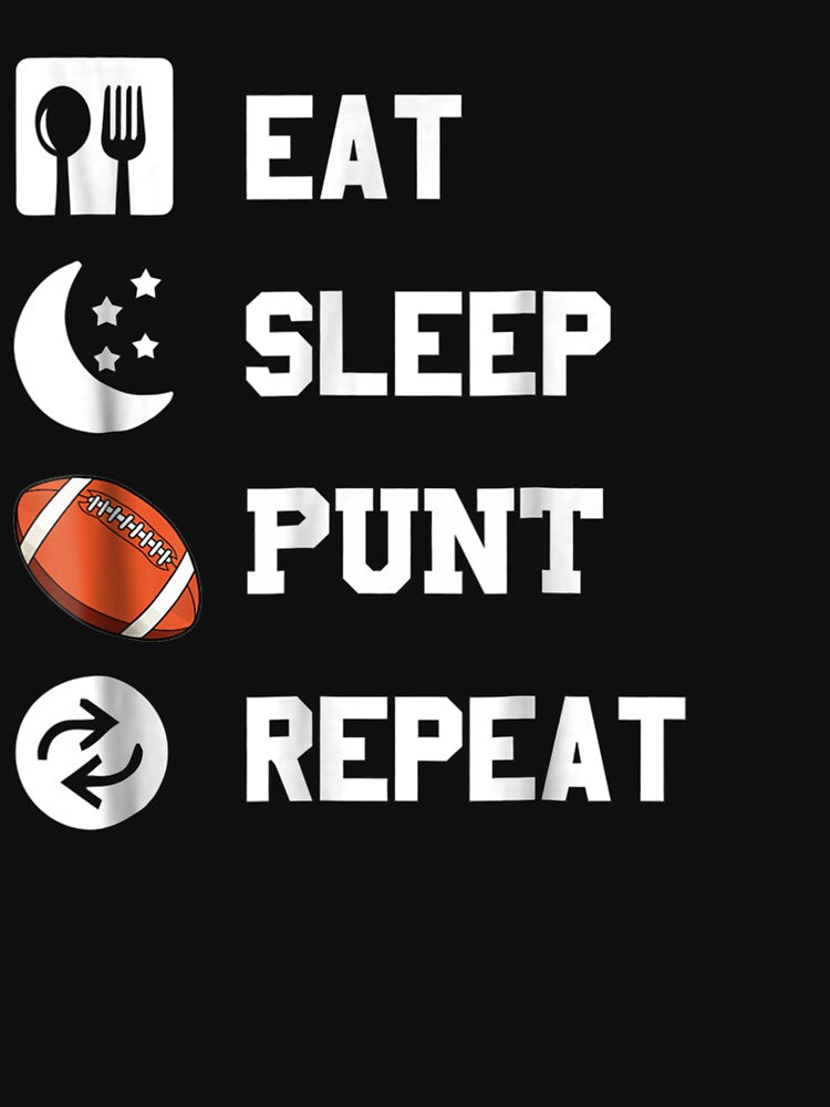 Eat Sleep Punt Repeat Player by lucretia155