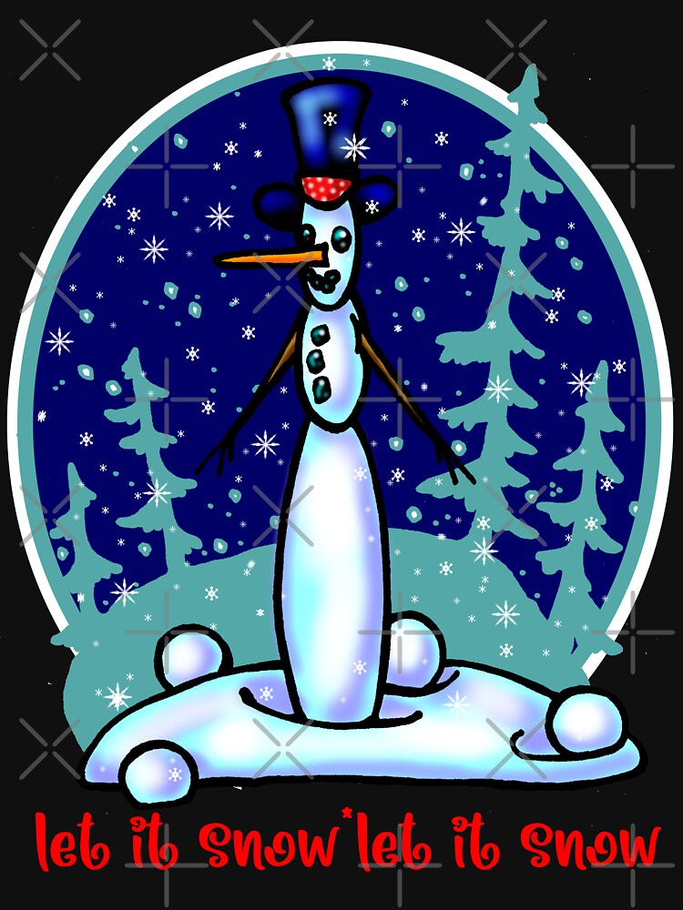 weird snowman  -21 by sandpiperstudio