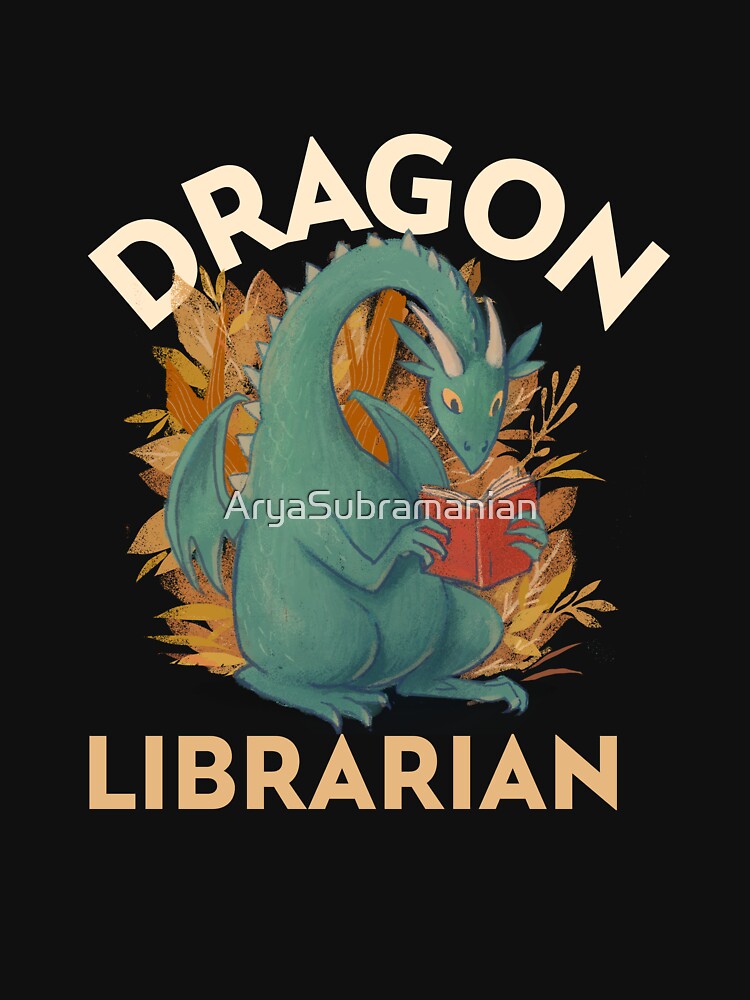 Dragon Librarian, Library Lover by AryaSubramanian