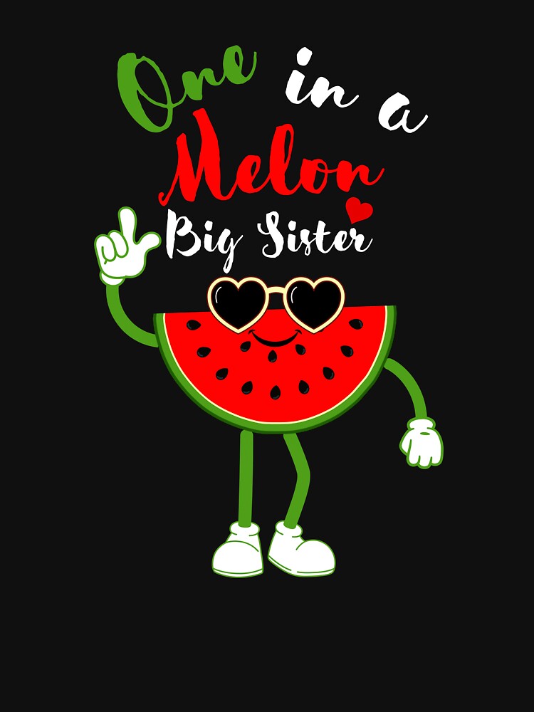 Funny Retro One in a Melon Big Sister by WeirdlyRare