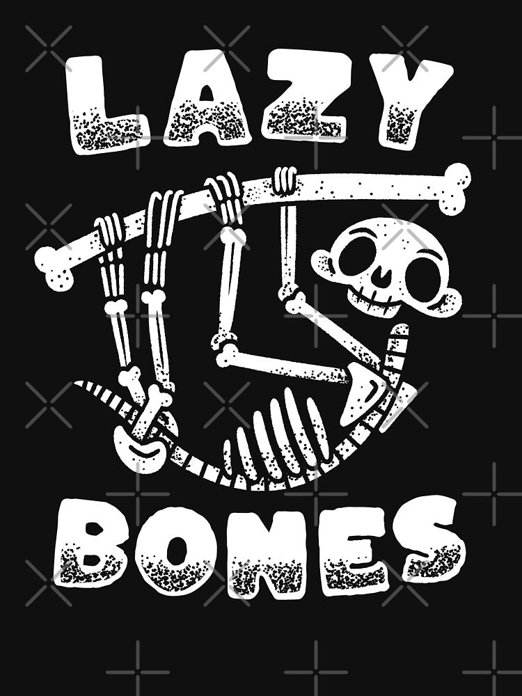 Lazy Bones Spooky Cute Skeleton Sloth by abowersock