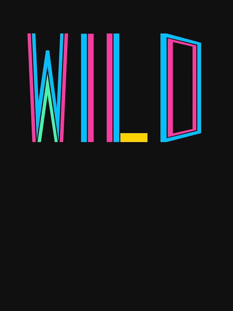 Wild Colorful Typography, Bold Modern Text by nimoxi