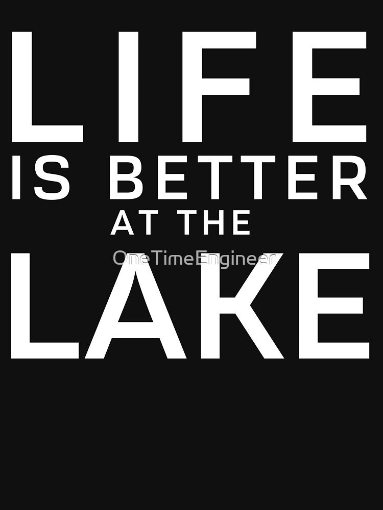 Camping funny Camping lake joke by OneTimeEngineer