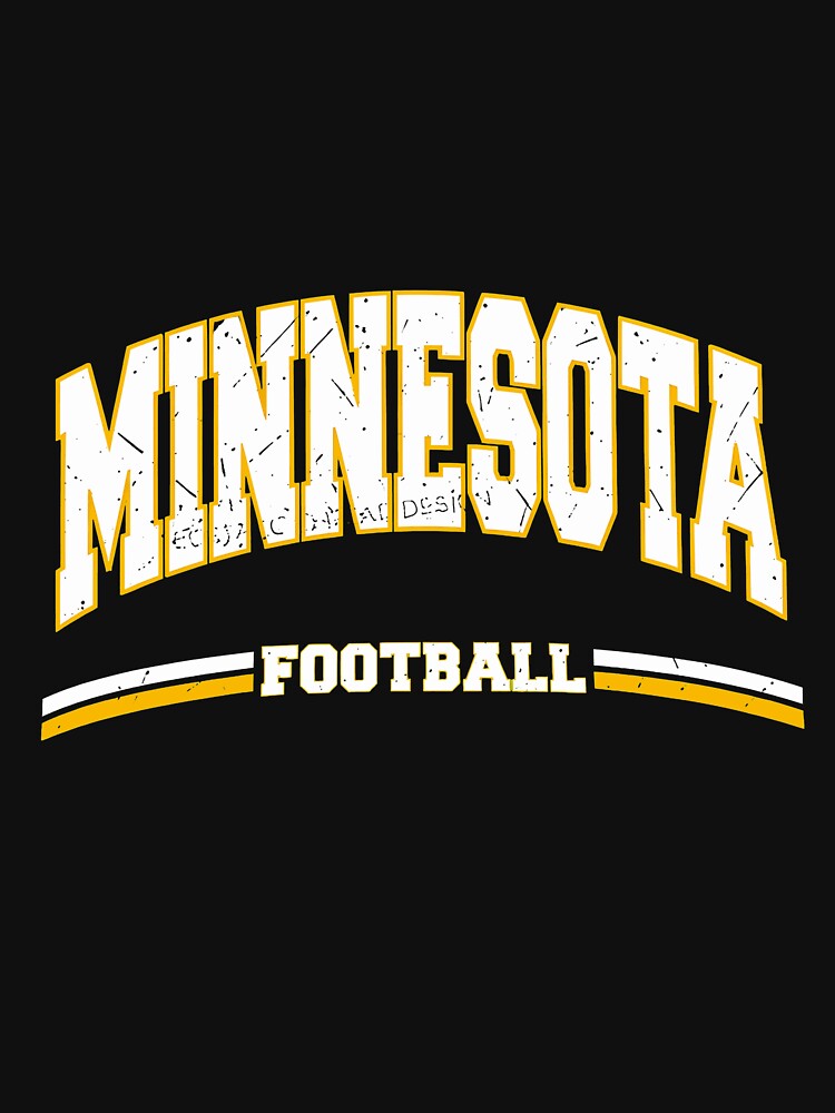 Minnesota Football Retro Distressed by DezeraeZa