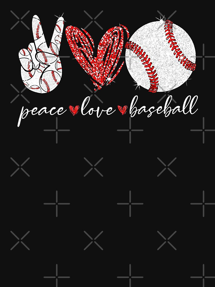 Peace Love Baseball by MichelSorour
