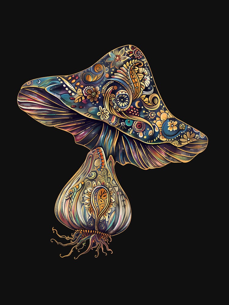 Stylized Magic Mushroom 4 by HarmonyTheKoala