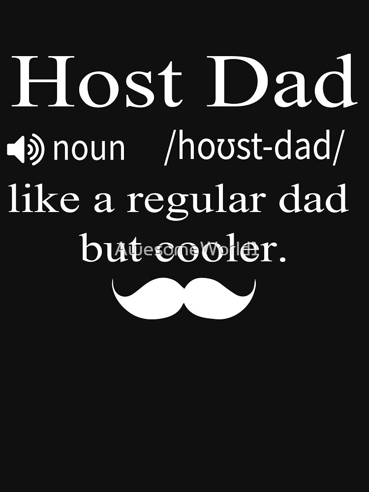Host Dad Definition Gift by AwesomeWorld1