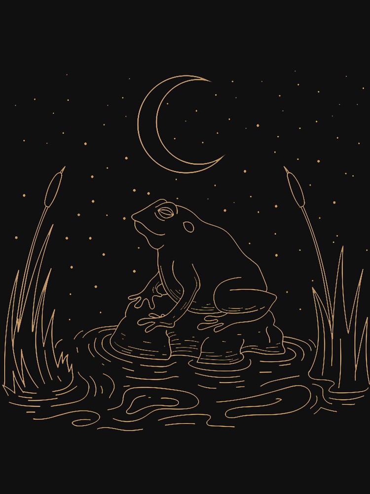 Dark Cottagecore Aesthetic Frog by cerdaheor5