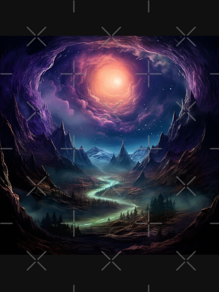 Dark Fantasy Landscape - Wormhole in the Sky by Fantasy Masterpiece