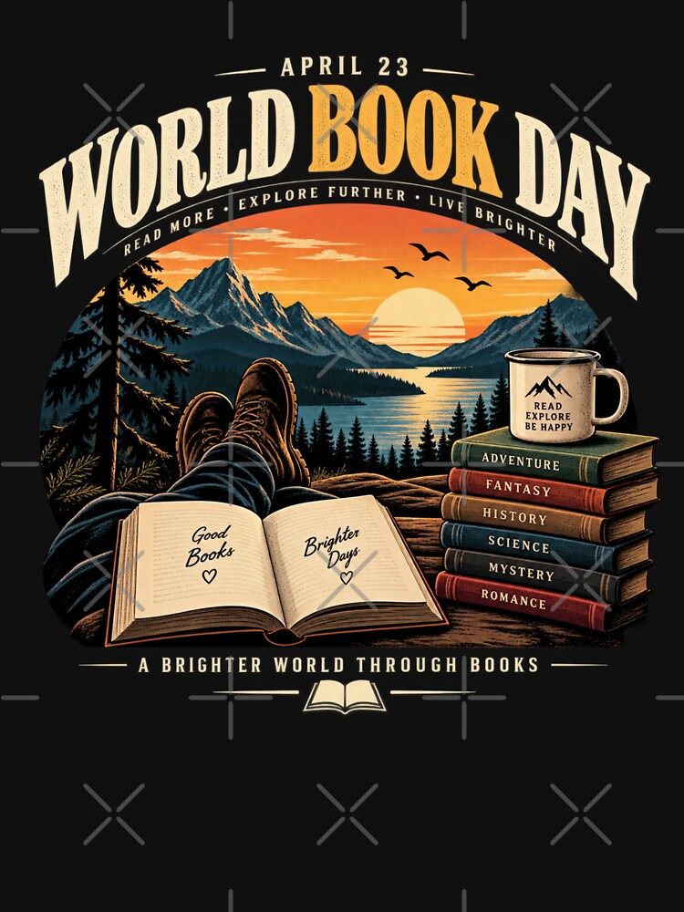 World Book Day - April 23 by timiparkerart