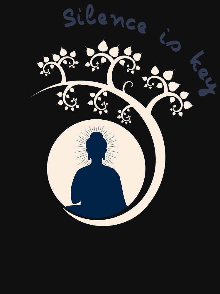 Silence is key good vibes T-Shirt by Teeandnat