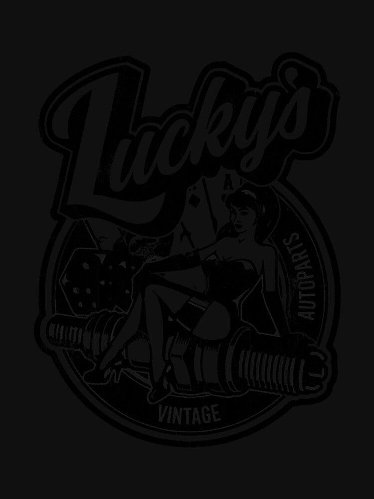 Luckys Vintage Auto Distressed by JerodLynch
