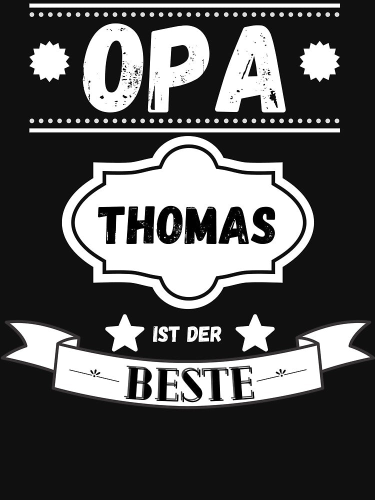 Grandpa is the best grandfather gift Thomas by InsomniaMerch