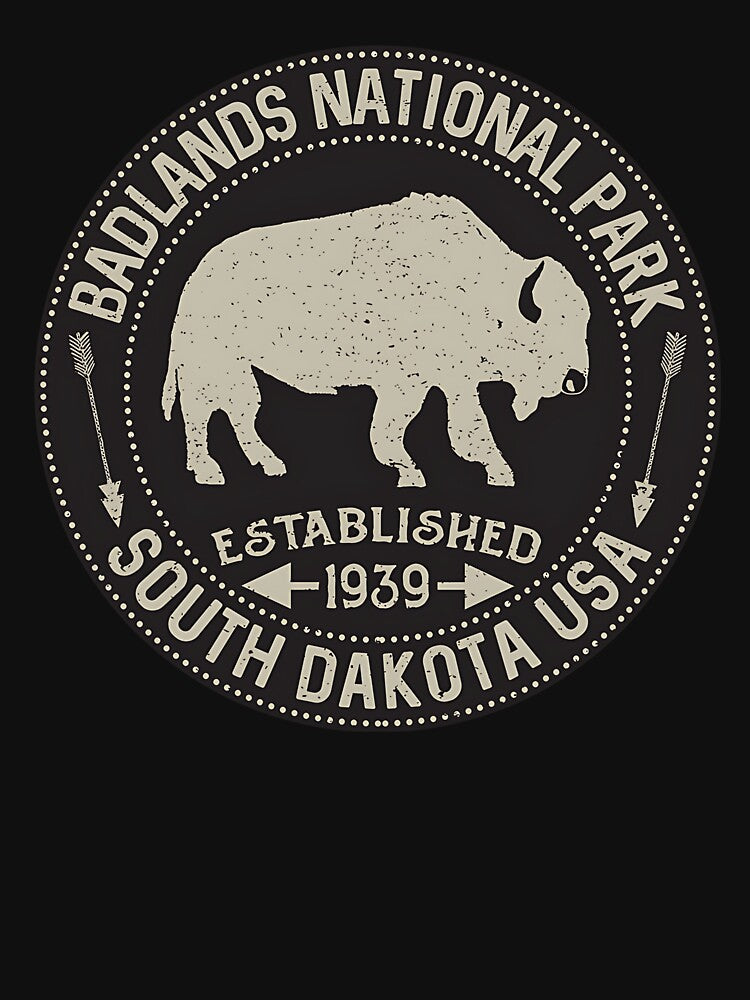 Badlands National Park SD Bison by Vlasdislaw
