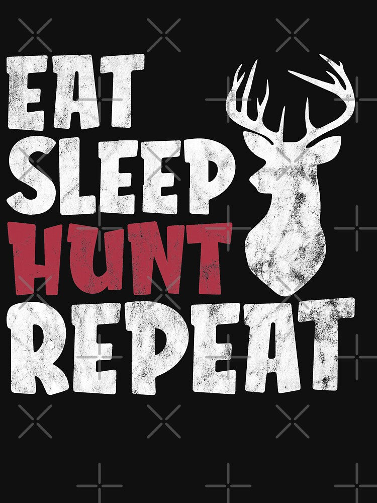 Eat Sleep Hunt Repeat Funny Hunting Deer For Men by ACHRAF877