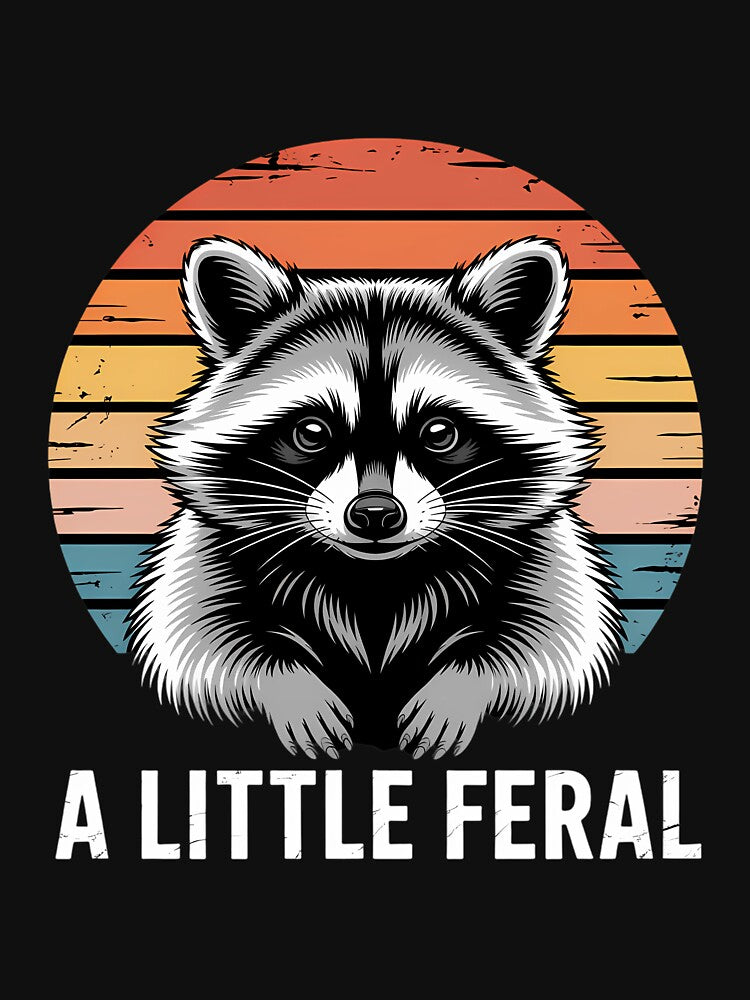 Raccoon Feral Funny Raccoon by sterabamineh