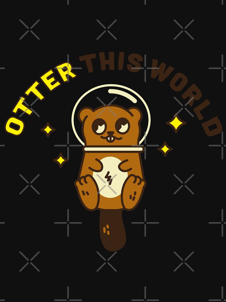 Sweet Little Sea Otter Cosmos by Wehavefun