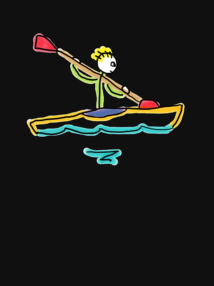 Kayaking Stickman by Mark-Ewbie