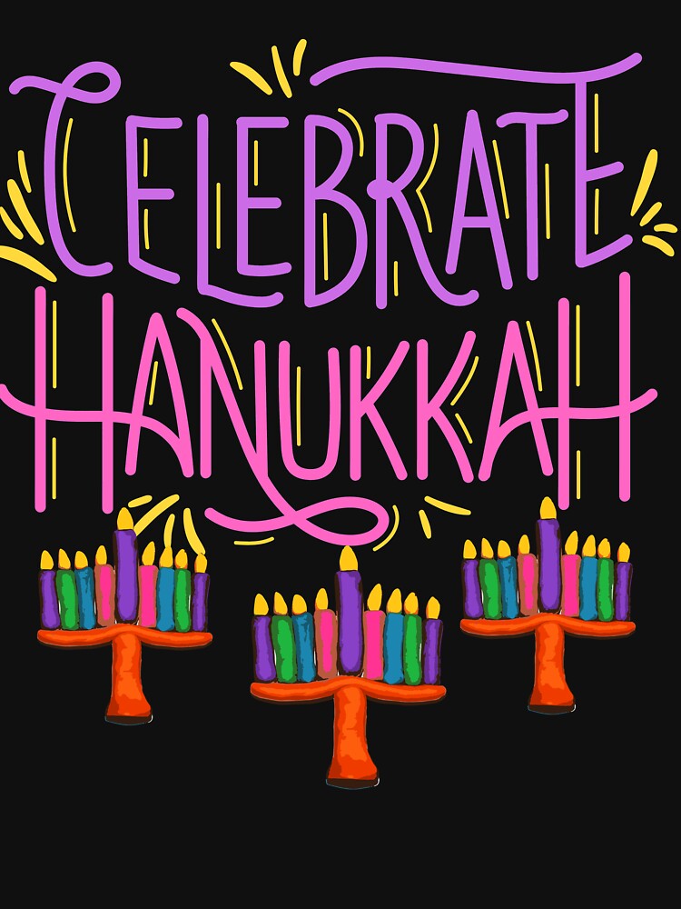 Celebrate Hanukkah, Happy Hanukkah Face Mask, Happy Hanukkah Menorah, Jewish Gift, Happy Hanukkah Gift, by prteacool