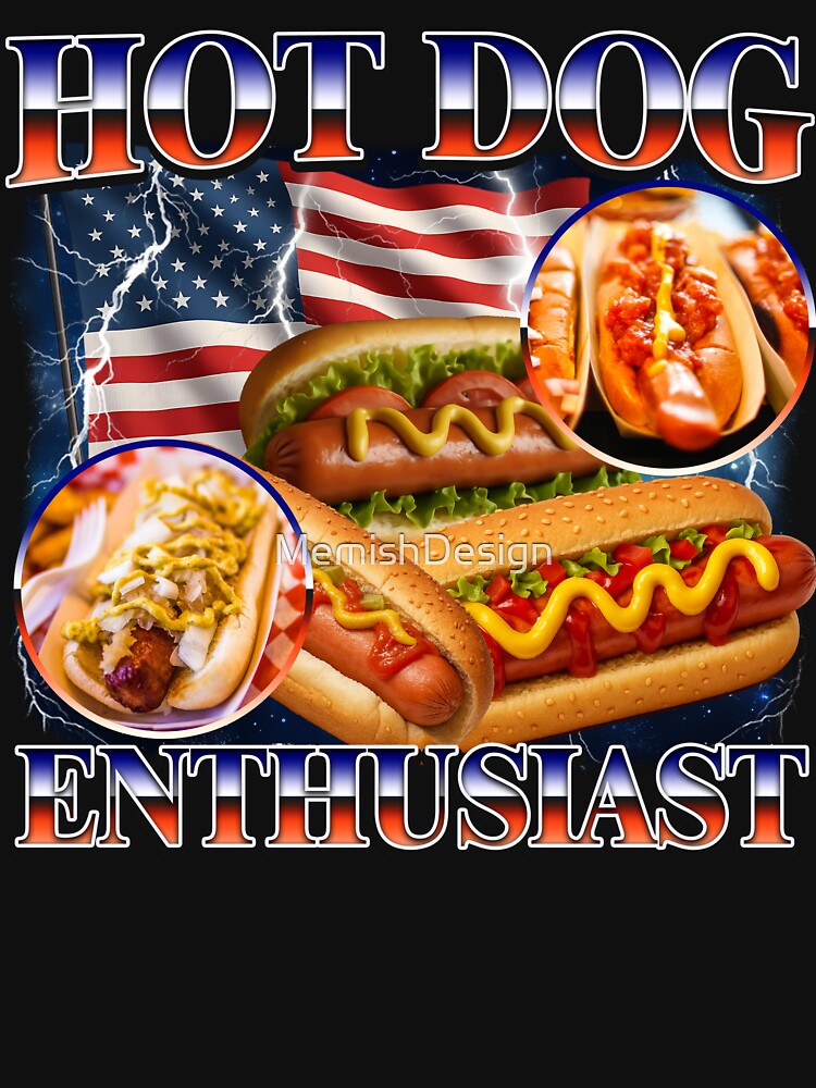 Hot Dog Enthusiast Funny by MemishDesign