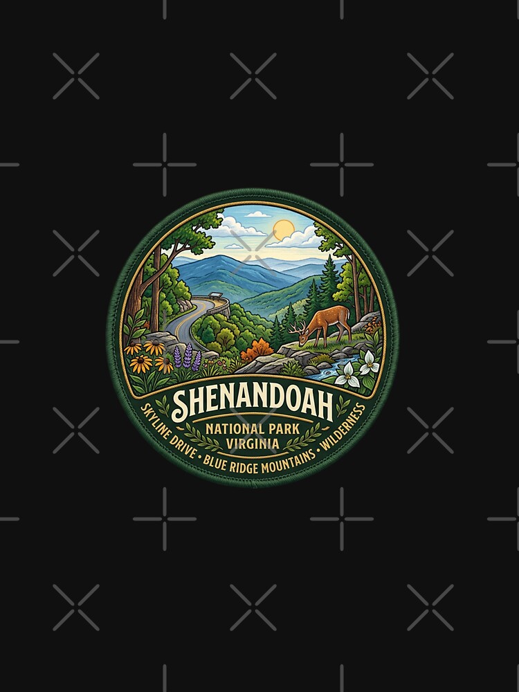 Shenandoah National Park Virginia by TulipaGraphics