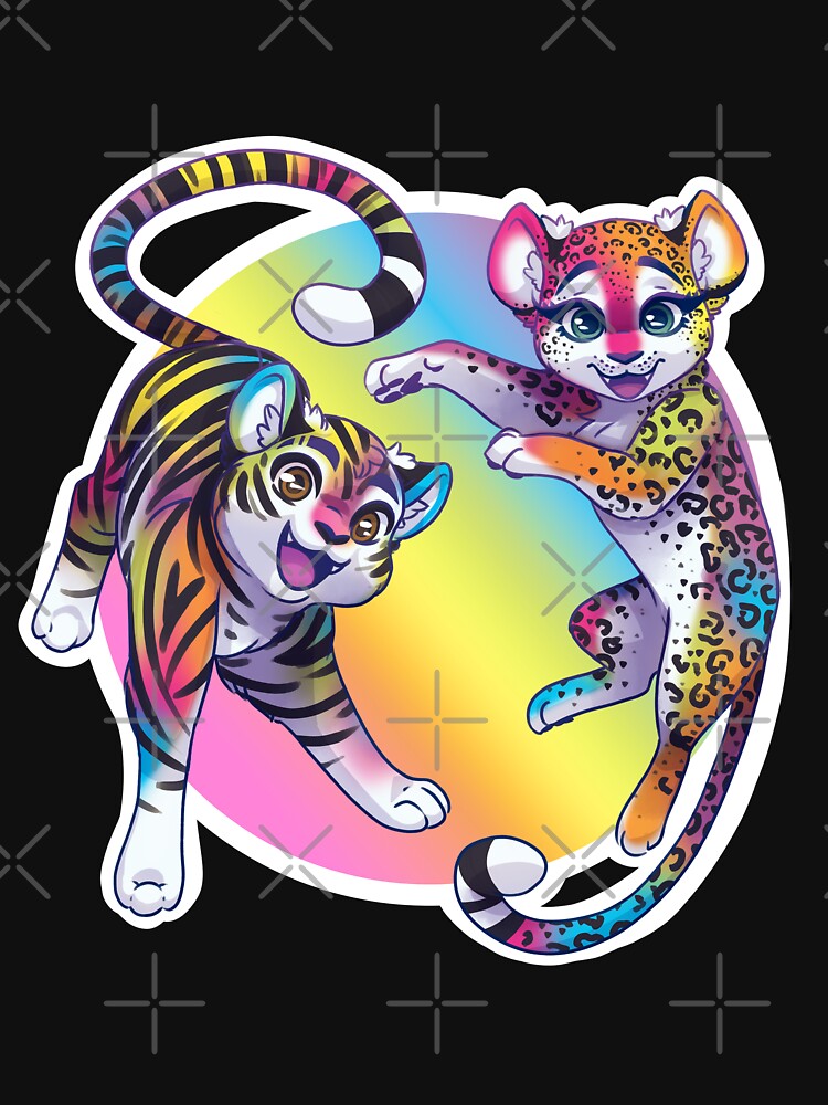 Neon Cats by EloraSchulteArt