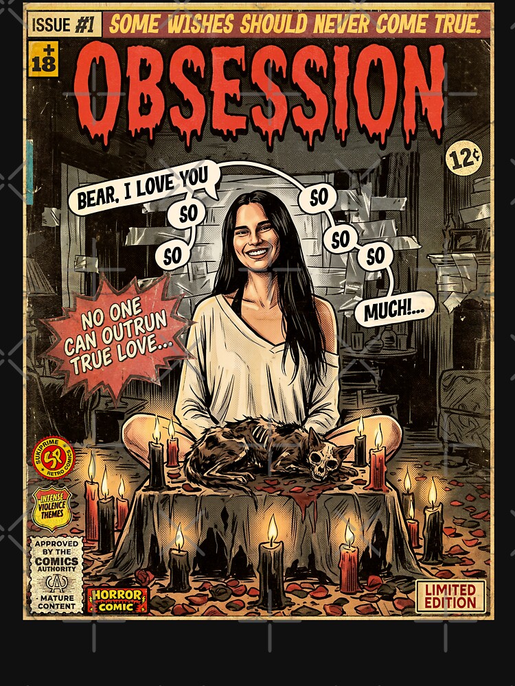Obsession Movie Vintage Retro Comic Cover Art by Back2Collage