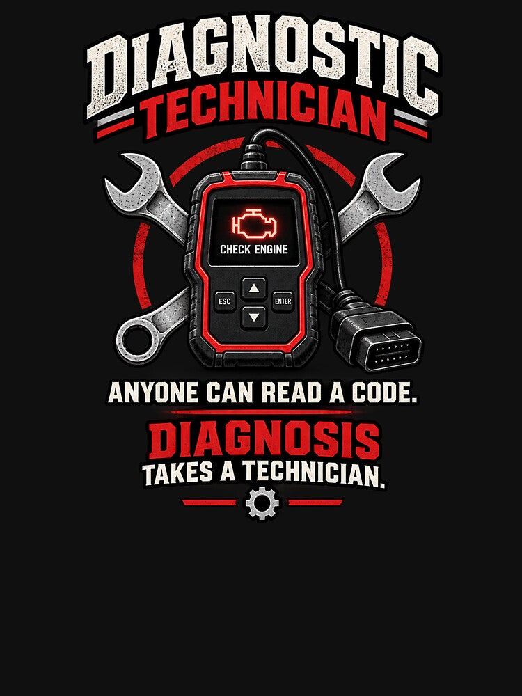 Diagnostic Technician – Anyone Can Read a Code Automotive Mechanic by WPC Graphics