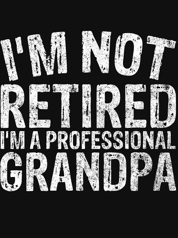I'm Not Retired I'm A Professional Grandpa Shirt Christmas by KuznecovaDesign