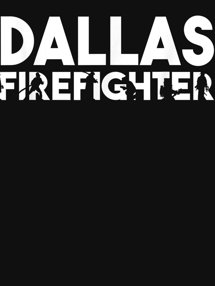 Dallas Firefighter Gift for Men Firefighter Dad by TheBloom98