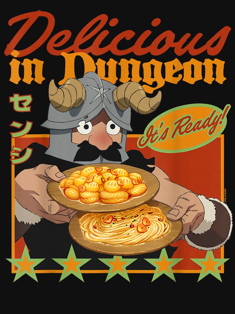 Delicious Dungeon It's Ready Portrait Kanji Anime by Revoleos